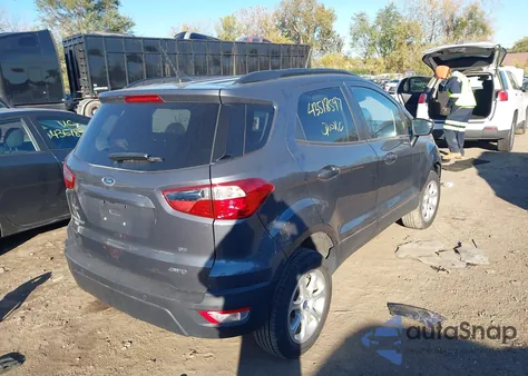 2022 Ford Ecosport Se z USA, uszkodzony, nr VIN MAJ6S3GLXNC462180